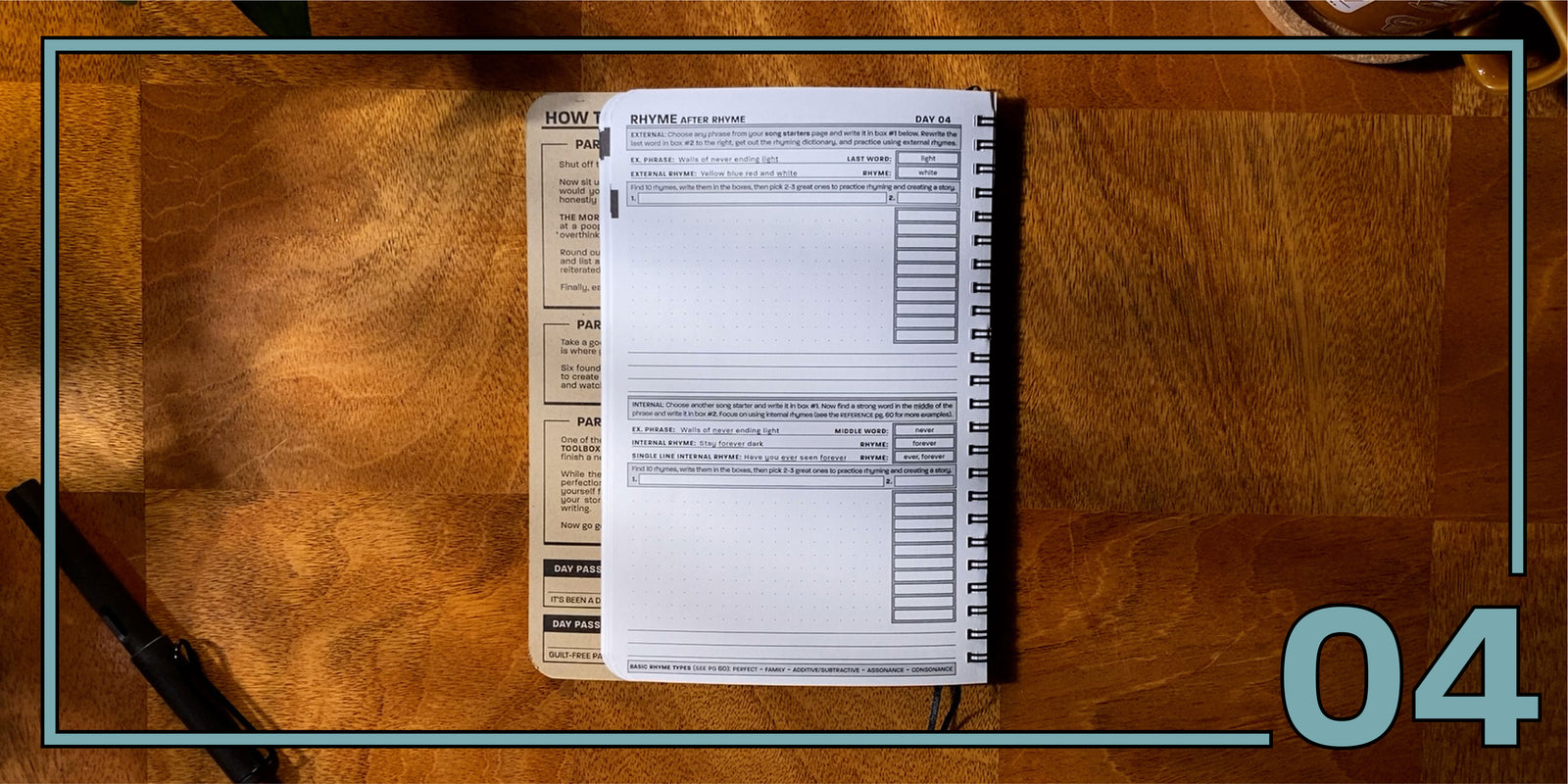 Practice Workbook open to Rhyme After Rhyme page