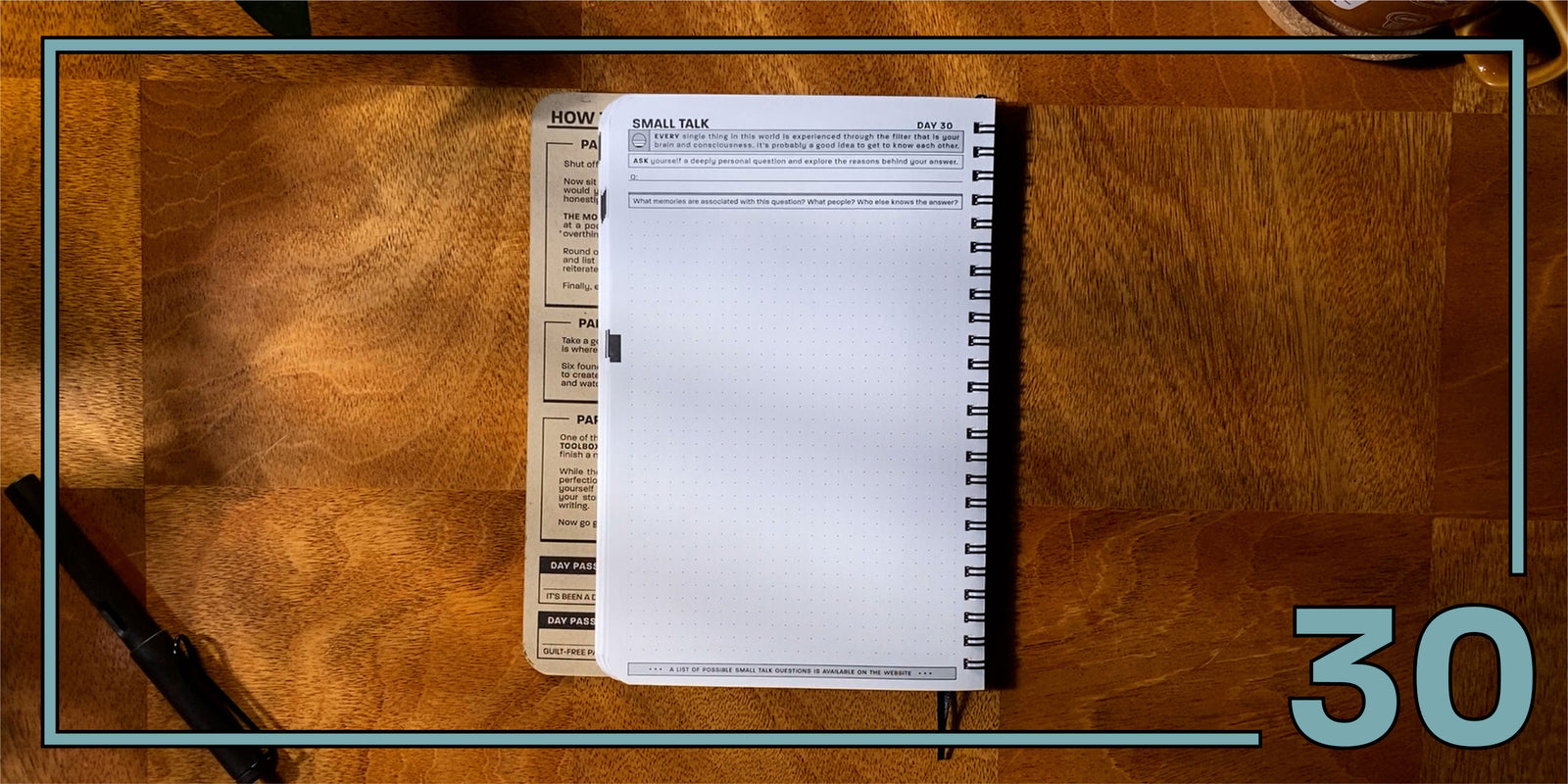 Practice Workbook open to the Small Talk Exercise