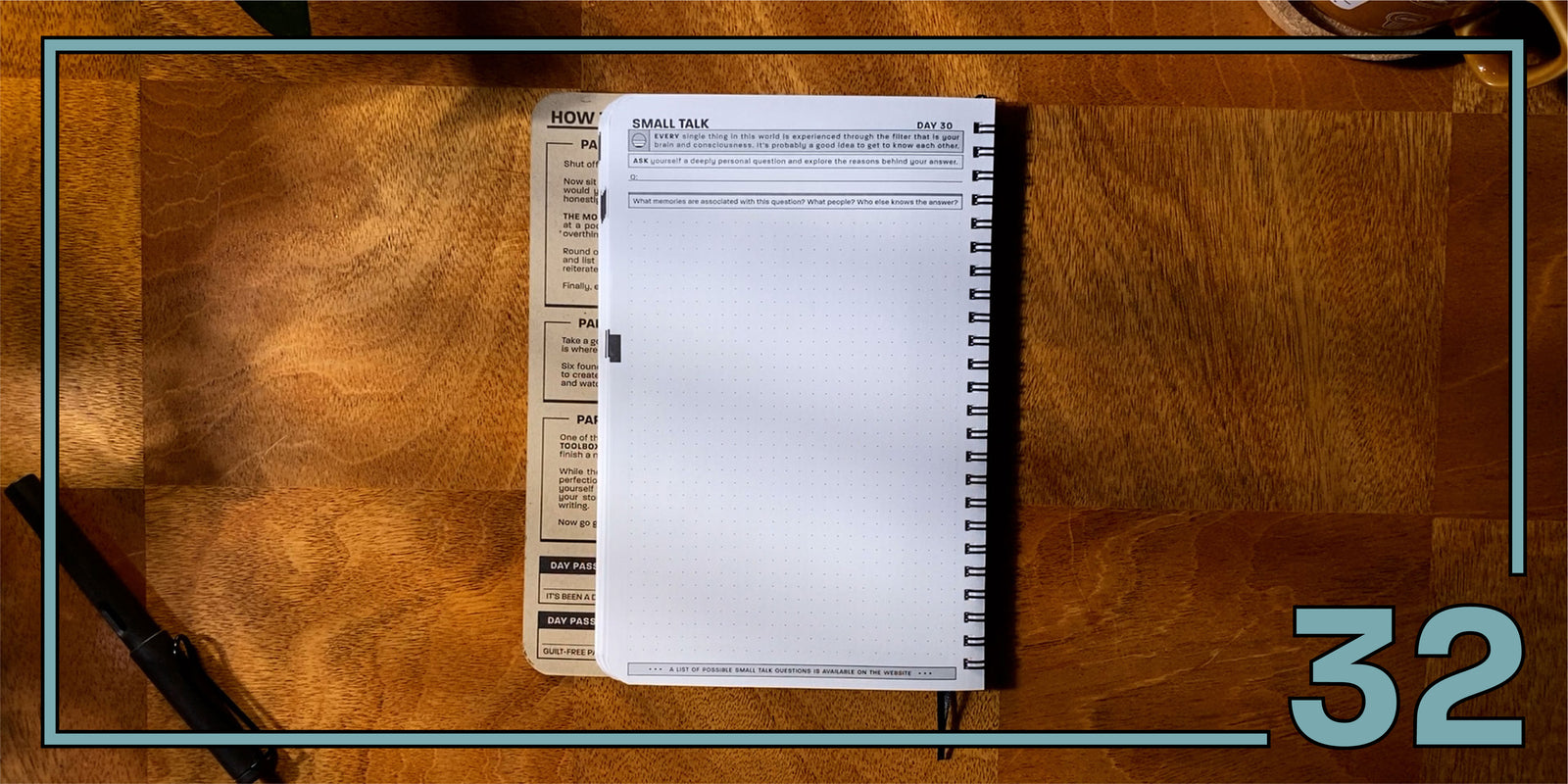 Practice Workbook open to the Growing Pain Exercise