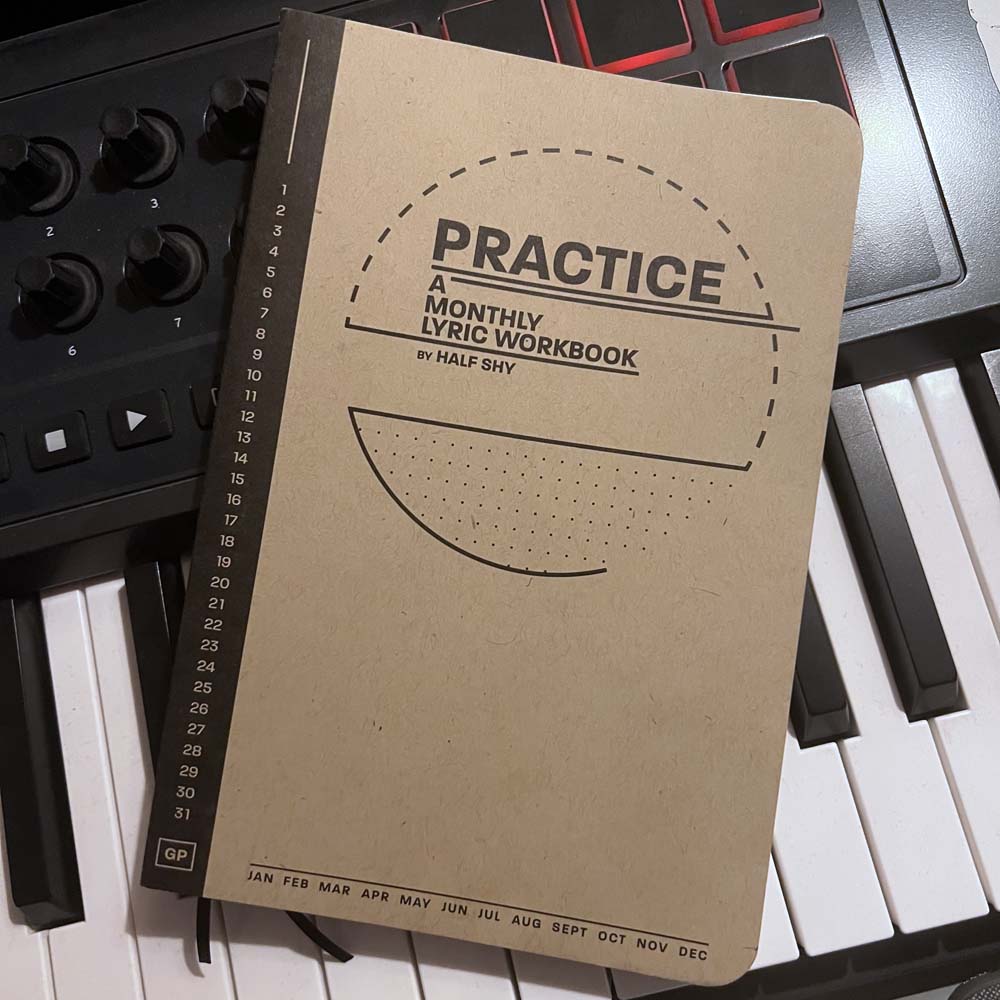Cover photo of the Practice Lyric Workbook