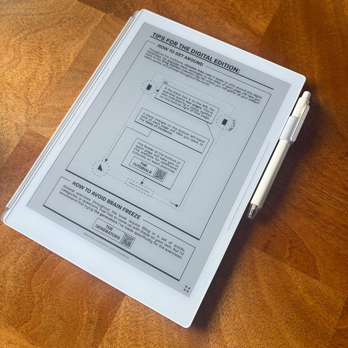 PRACTICE | A MONTHLY LYRIC WORKBOOK (Downloadable Edition)
