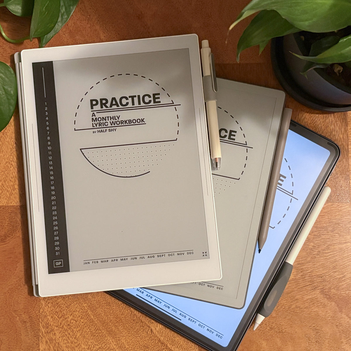 PRACTICE | A MONTHLY LYRIC WORKBOOK (Downloadable Edition)